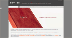 Desktop Screenshot of bethge-hamburg.de