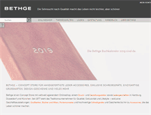 Tablet Screenshot of bethge-hamburg.de